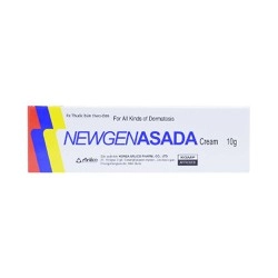 Thuốc bôi da do dị ứng Newgenasada cream hộp 1 tuýp 10g