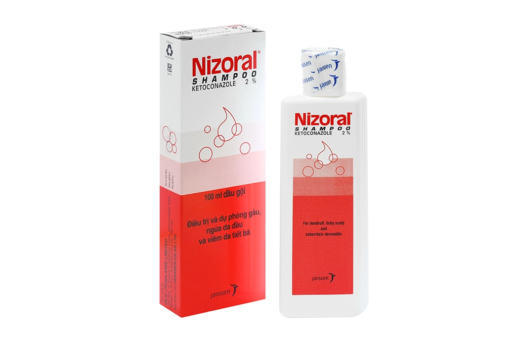 Dầu gội trị gàu và nấm da đầu Nizoral Shampoo hộp 1 chai 100ml