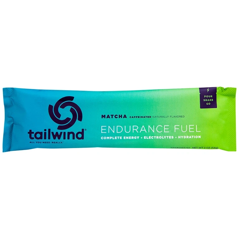 Cung cấp chất điện giải cho cơ thể bột năng lượng Endurance Fuel Tailwind Matcha có cafein vị trà xanh hộp 14 gói x 54g