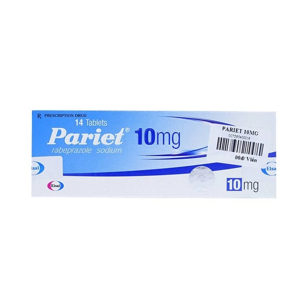 Thuốc trị đau dạ dày Pariet 10mg hộp 14 viên