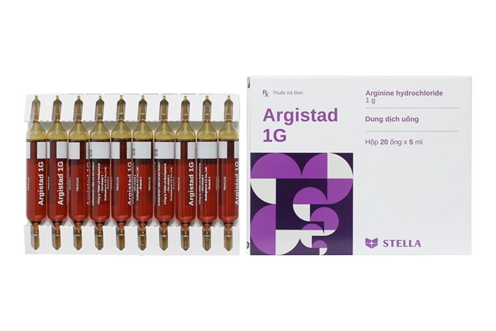 Thuốc gan, mật Argistad 1g hộp 20 ống x 5ml