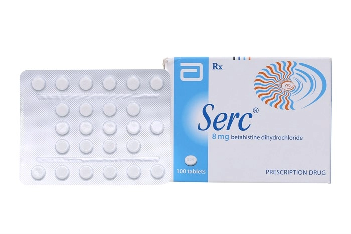 Thuốc điều trị hội chứng Ménière Serc 8mg  hộp 100 viên