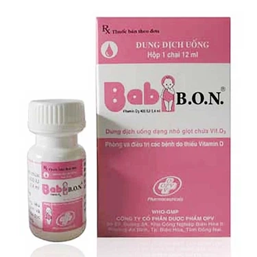 Dung dịch uống Babi B.O.N OPV hộp 1 chai 12ml