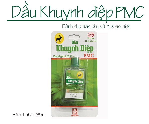Dầu Khuynh Diệp PMC chai 25ml