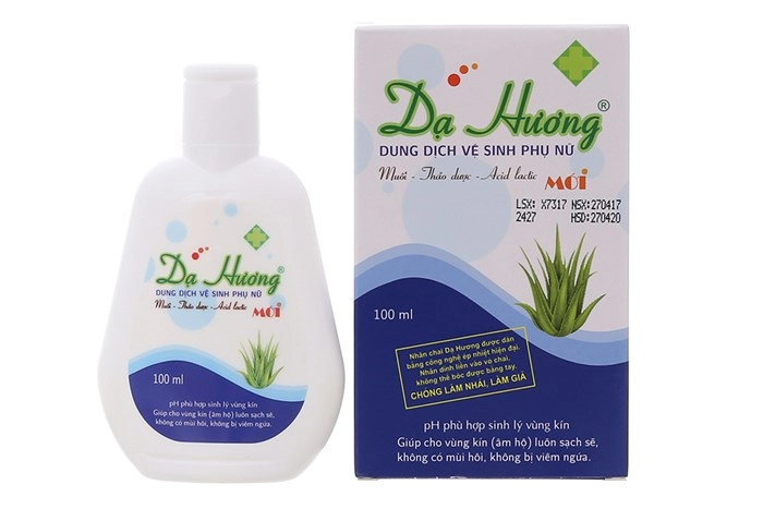 Dung dịch vệ sinh phụ nữ Dạ Hương Nha đam hộp 1 chai 100ml