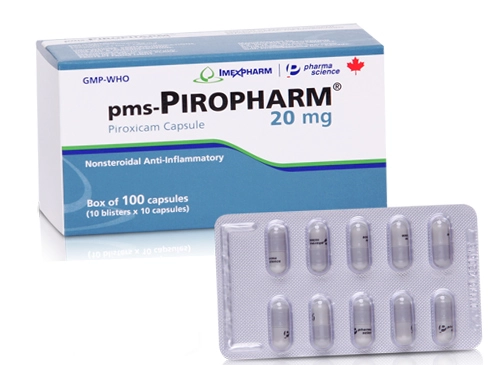 Thuốc kháng viêm pms-Piropharm 20mg hộp 100 viên
