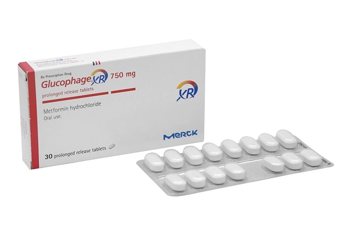Thuốc trị tiểu đường Glucophage XR 750mg hộp 30 viên
