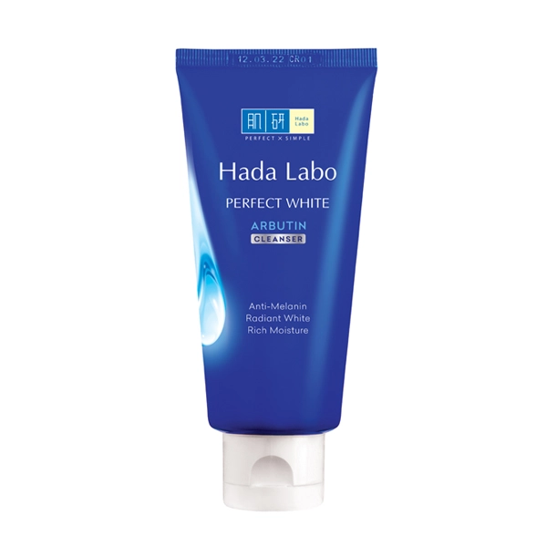 Kem rửa mặt dưỡng trắng Hada Labo Perfect White Cleanser tuýp 80g