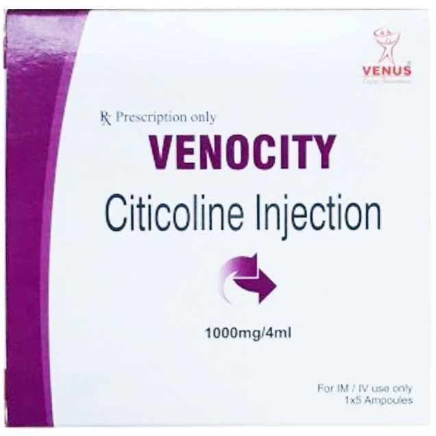 Thuốc điều trị chứng rối loạn nhận thức Venocity Venus hộp 1 vỉ 5 ống x 4ml