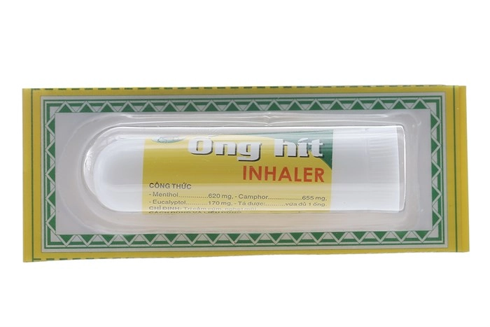 Ống hít trị nghẹt mũi Inhaler Pharmedic hộp 5 ống