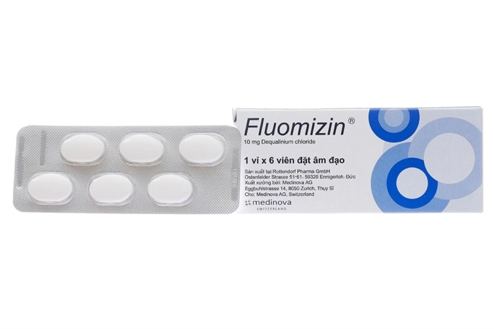 Thuốc đặt âm đạo trị nấm, nhiễm khuẩn Fluomizin hộp 6 viên