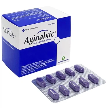 Thuốc kháng sinh Aginalxic Agimexpharm hộp 10 vỉ x 10 viên