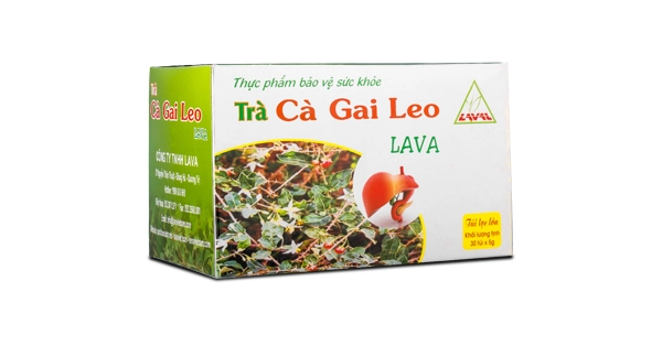 Thực phẩm bảo vệ sức khỏe Trà Cà Gai Leo LAVA hộp 30 túi x 5 g