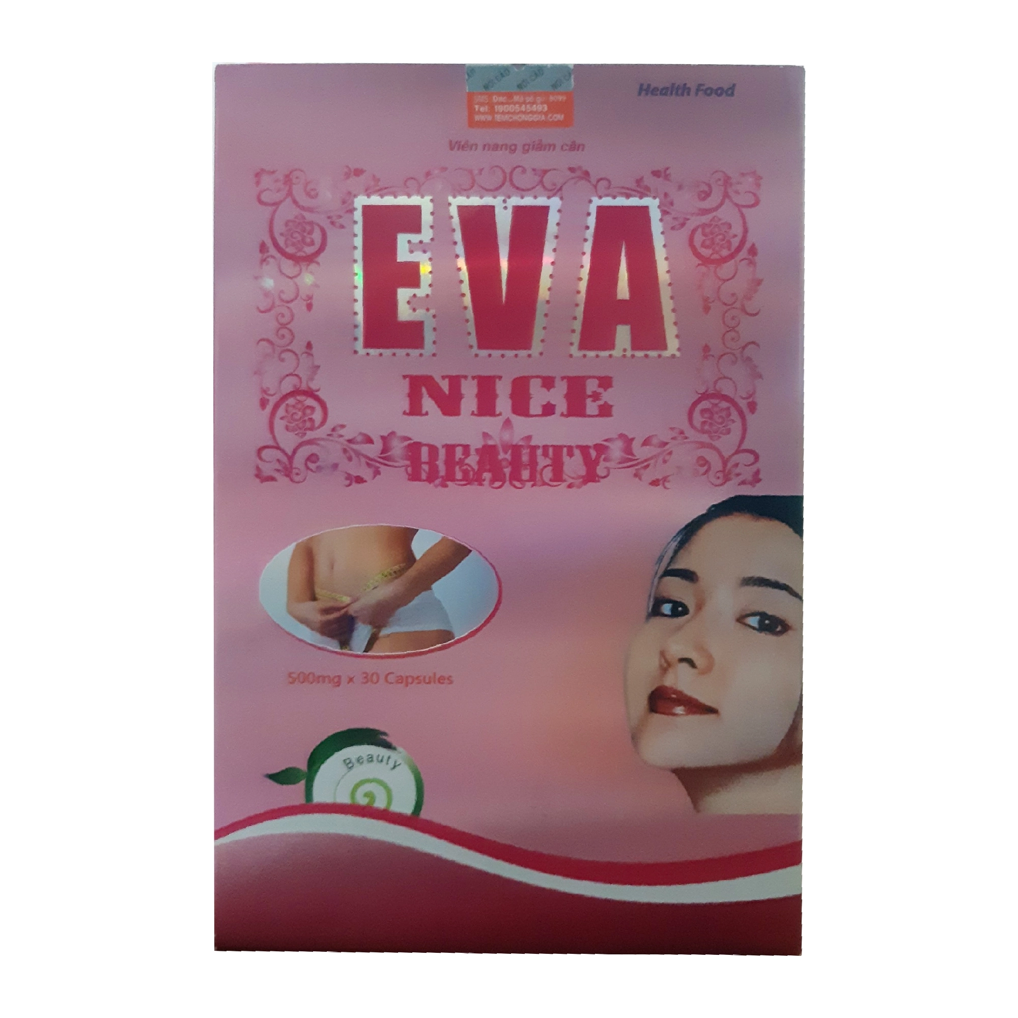 Viên uống giảm cân Eva Nice Beauty hộp 30 viên