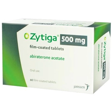 Thuốc điều trị ung thư tuyến tiền liệt Zytiga 500mg hộp 5 vỉ x 12 viên