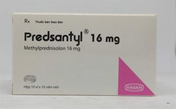 Thuốc corticoid Predsantyl 16mg hộp 10 vỉ x 10 viên
