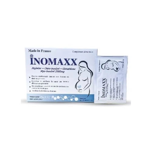 Viên uống hỗ trợ điều kinh, bổ trứng, hỗ trợ mang thai cho phụ nữ đa nang INOMAXX hộp 20 gói