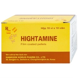 Thuốc bổ duy trì thể lực, cung cấp chất dinh dưỡng cho trẻ nhỏ, người già Hightamin hộp 100 viên