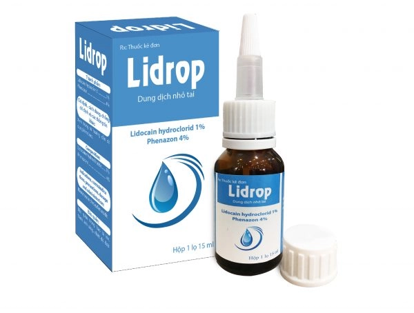 Dung dịch nhỏ tai Lidrop hộp 1 lọ 15ml