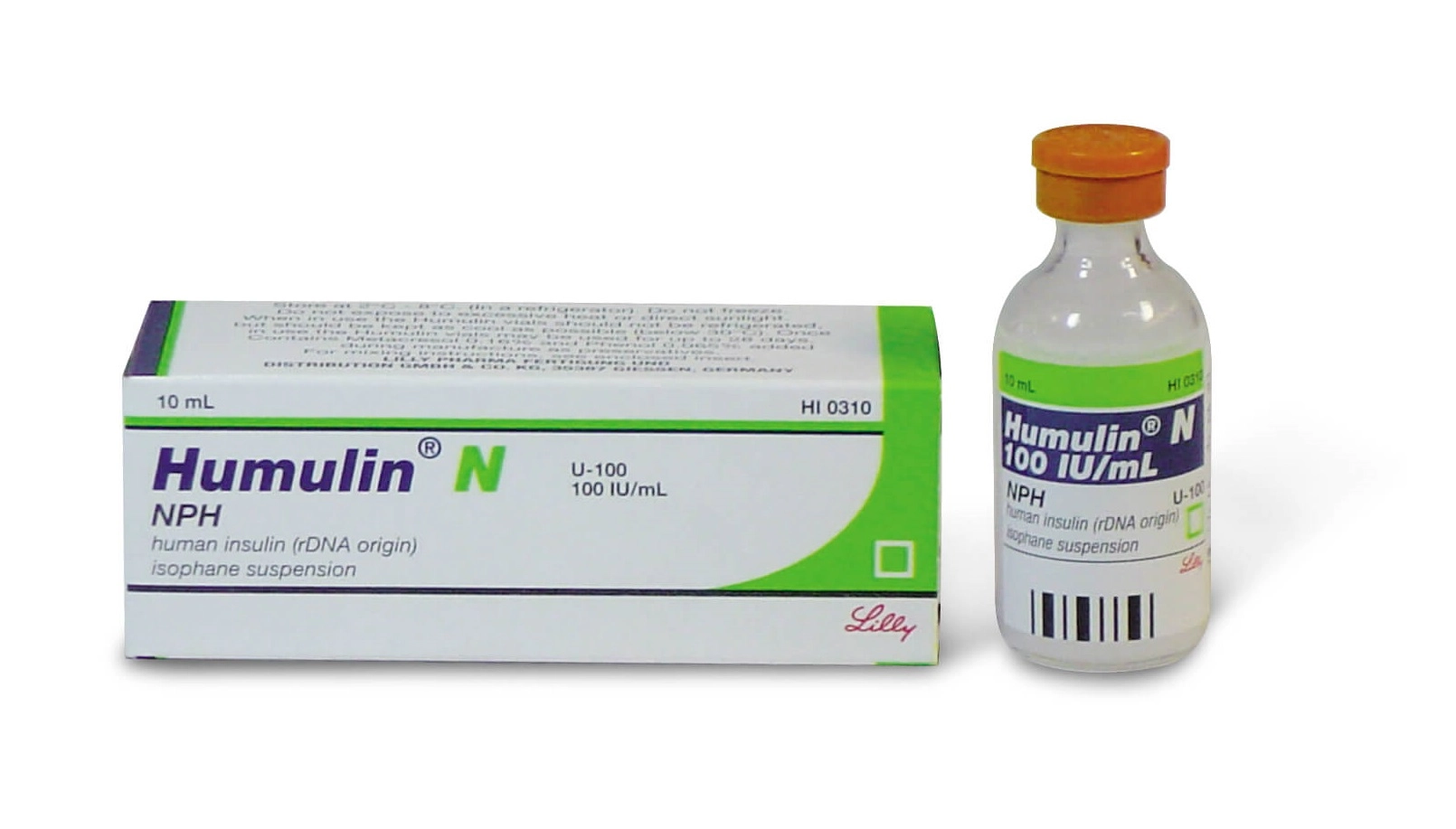Thuốc tiêm điều trị đái tháo đường Humulin N hộp 1 lọ x 10ml