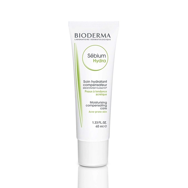 Kem dưỡng ẩm cho da dầu mụn Bioderma Sébium Hydra Moisturising Compensating Care tuýp 40ml
