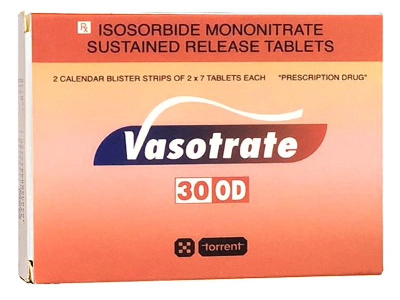 Thuốc điều trị tăng huyết áp Vasotrate 30 OD hộp 2 vỉ x 7 viên nén bao phim phóng thích kéo dài