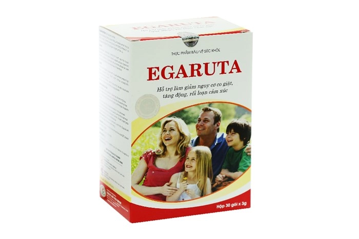 Cốm hỗ trợ giảm nguy cơ co giật, tăng động EGARUTA hộp 30 gói x 3g