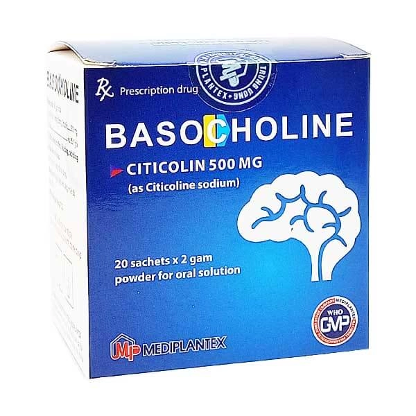 Thuốc điều trị thần kinh BASOCHOLINE hộp 20 gói x 2g