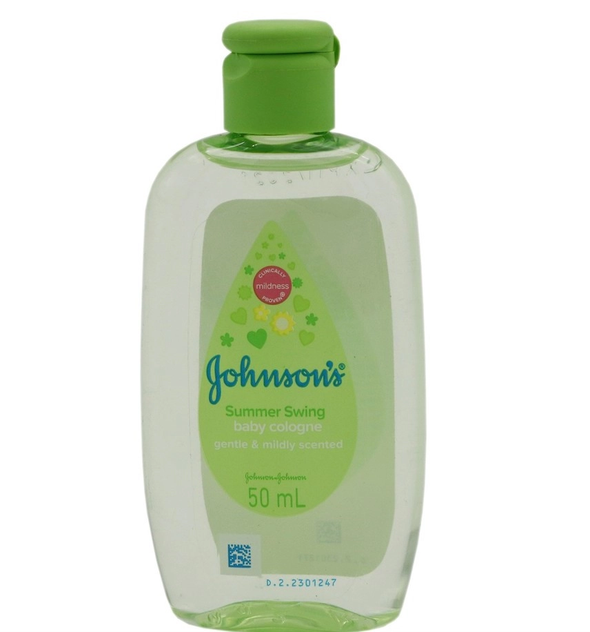 Nước hoa Johnson's Summer Swing Baby Cologne (xanh lá) chai 50ml