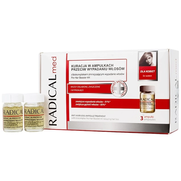 Tinh chất làm sạch tóc và da đầu Radical Med Anti-Hair Loss hộp 3 ống x 5ml