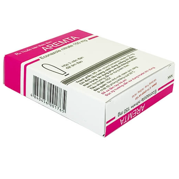 Viên đặt âm đạo Aremta hộp 1 vỉ x 3 viên