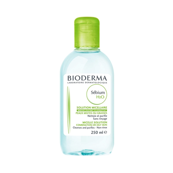 Nước tẩy trang dành cho da dầu mụn Bioderma Sébium H2O chai 250ml