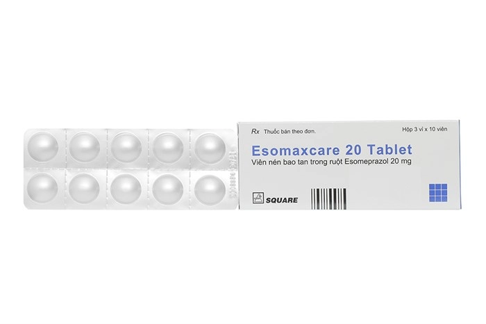 Thuốc điều trị trào ngược dạ dày, thực quản Esomaxcare 20 Tablet hộp 30 viên