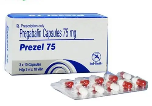 Thuốc điều trị động kinh PREZEL 75 hộp 3 vỉ x 10 viên