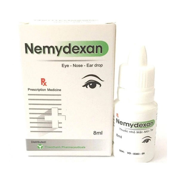Thuốc nhỏ mắt Nemydexan hộp 1 chai 8ml