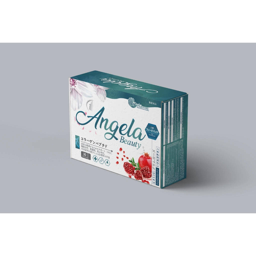 Sâm tố nữ hỗ trợ giảm bốc hoả, khô da, lão hoá da Angela Beauty hộp 30 viên nang mềm