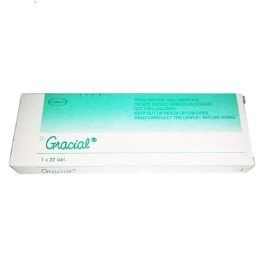 Thuốc tránh thai Gracial Organon hộp 1 vỉ x 22 viên