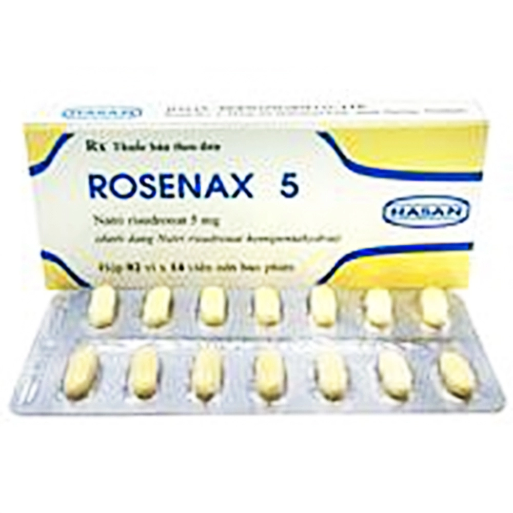 Điều trị và dự phòng loãng xương Rosenax 5 Hasan hộp 2 vỉ x 14 viên