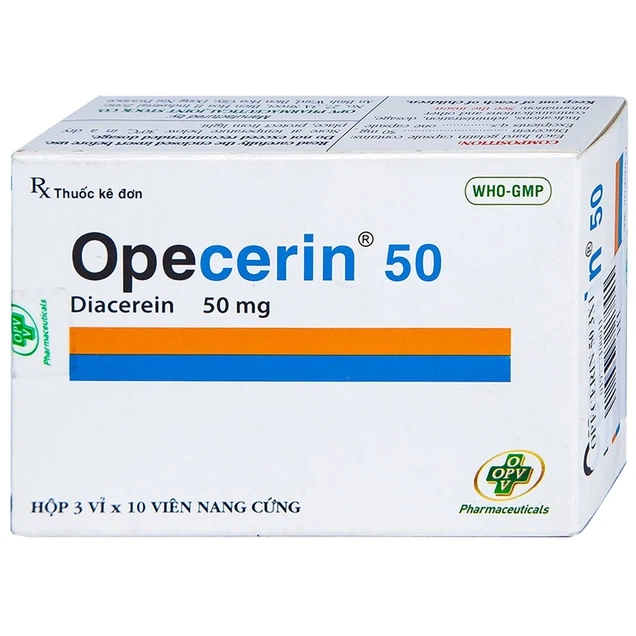 Điều trị thoái hóa khớp hông, gối Opecerin 50mg OPV hộp 3 vỉ x 10 viên