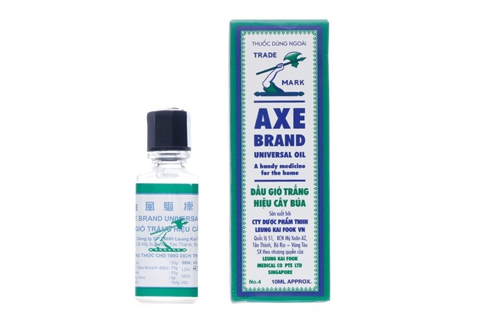 Dầu gió trắng hiệu cây búa Axe Brand Universal Oil chai 10ml