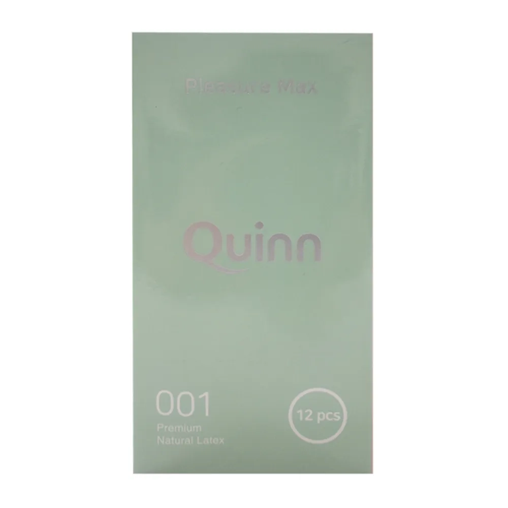 Bao cao su Quinn Pleasure Max - Gân và điểm nổi hộp 12 cái