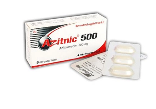 Thuốc kháng sinh Azitnic 500 hộp 6 viên