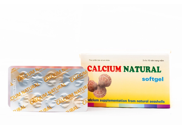 Viên uống bổ sung Calcium Natural hộp 30 viên