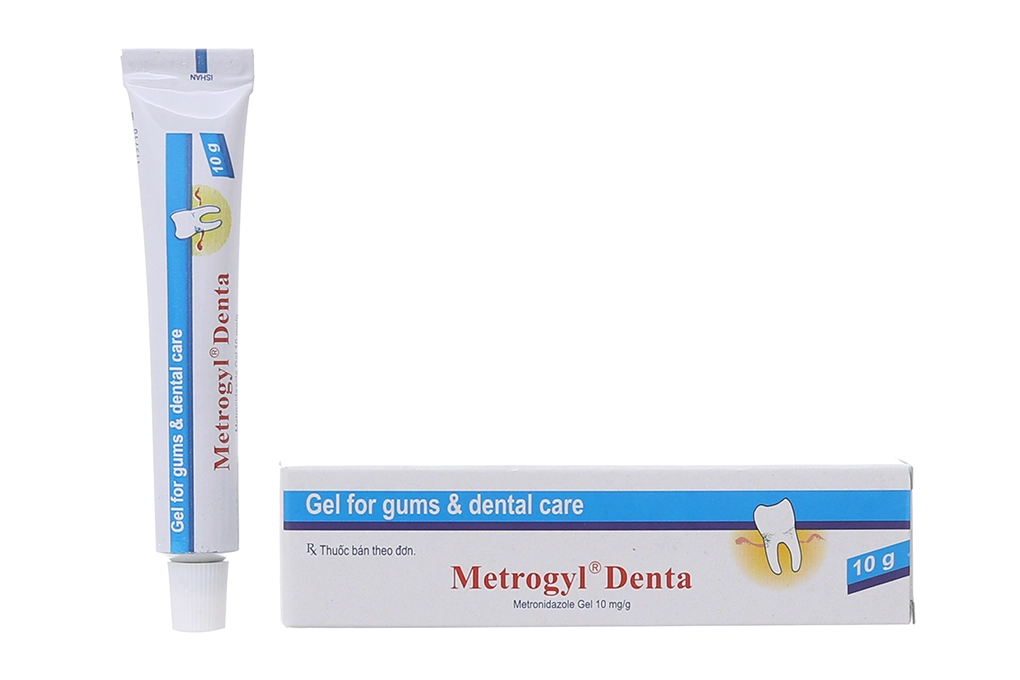 Gel trị viêm nha chu Metrogyl Denta tuýp 10g