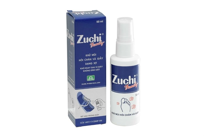 Khử mùi hôi chân Zuchi Family hộp 1 chai 50ml