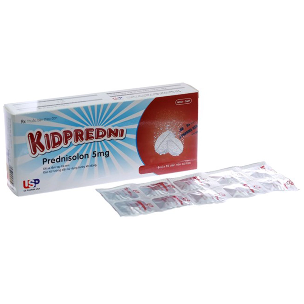 Thuốc kháng viêm KIDPREDNI 5MG hộp 50 viên