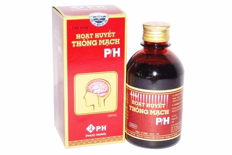 Hoạt huyết thông mạch P/H hộp 1 chai 250ml