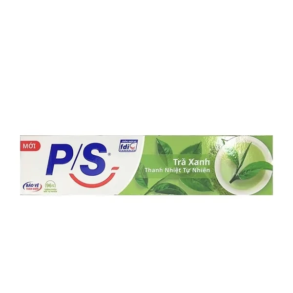 Kem đánh răng P/S Trà Xanh Thanh Nhiệt Tự Nhiên hộp 1 tuýp 100g
