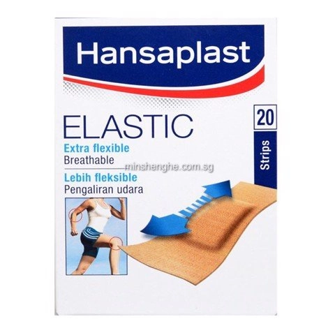 Băng keo cá nhân Hansaplast Elastic hộp 20 miếng