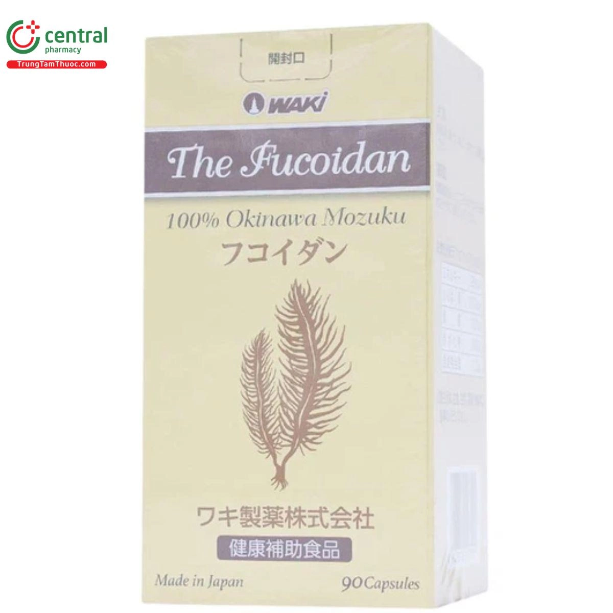 Hỗ trợ nâng cao khả năng phòng vệ tự nhiên của cơ thể, The Fucoidan hộp 90 viên